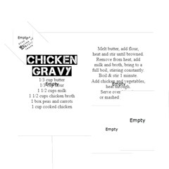 Chicken Gravy Recipe - ScrapBook Page 12  x 12 