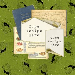 Recipe Page - ScrapBook Page 12 x 12 Recipe Page - ScrapBook Page 12 x 12