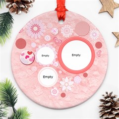 love - Round Ornament (Two Sides) love - Round Ornament (Two Sides)