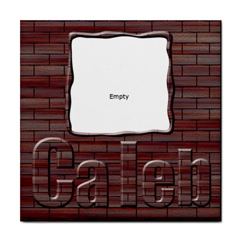 Brick Tile Coaster By Chere s Creations Front