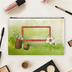 something beautiful cosmetic bag (L) - Cosmetic Bag (Large)