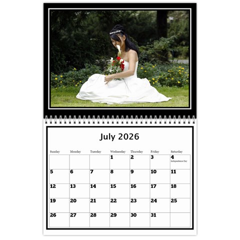 My Perfect Wall Calendar 11x8 5 2026 By Deborah Jul 2026
