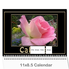 My Black and Gold  Wall Calendar 11x8.5 - Wall Calendar 11  x 8.5  (12-Months)