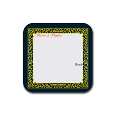 karen coaster - Rubber Coaster (Square)
