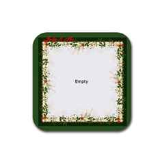 judy3 coaster - Rubber Coaster (Square)