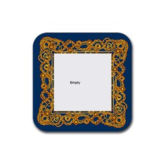 daisy coaster - Rubber Coaster (Square)
