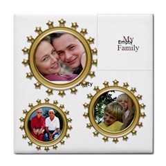 My Family Tile Coaster