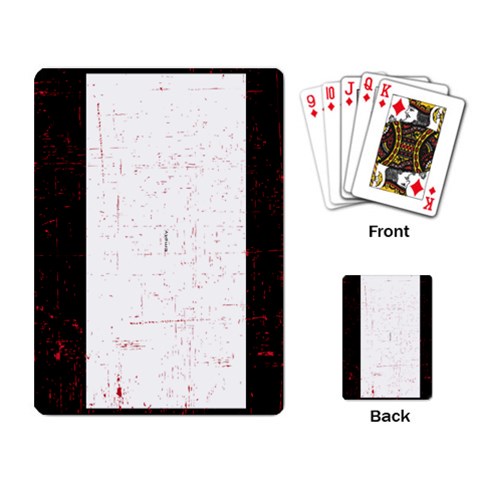 Fear Team Playing Cards By Mel Shinyama Back
