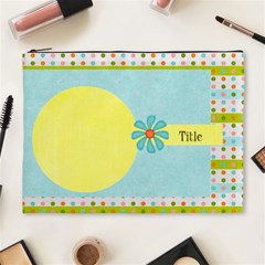 Summer Cooler Blue Cometic Bag - Cosmetic Bag (XL)