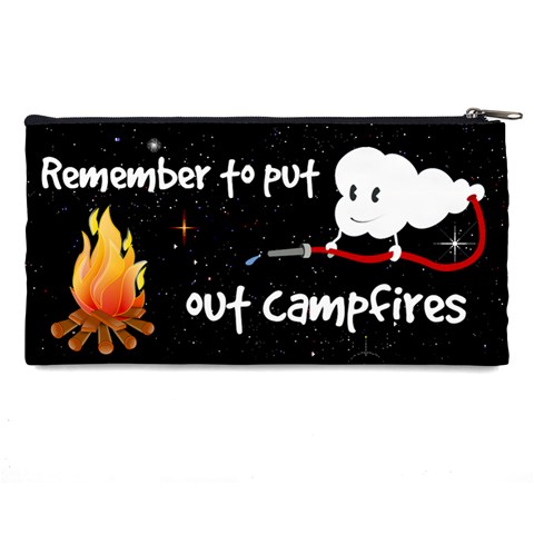 Campfire Pencil Case By Kim Blair Back