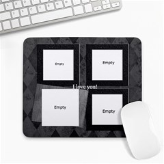 i love you - Large Mousepad