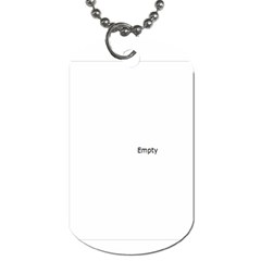Headphones Panda Dog Tag - Dog Tag (One Side)