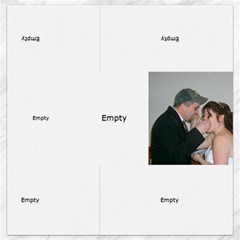 Gold trimmed 12 x 12 canvas - Canvas 12  x 12 