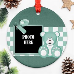 Watch Me Grow-Boy Round Ornament - Ornament (Round)