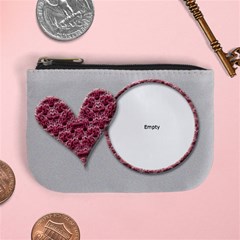 pink heart - Mini Coin Purse