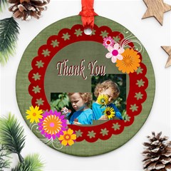 thank you - Round Ornament (Two Sides) thank you - Round Ornament (Two Sides)