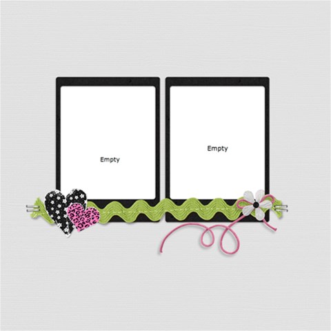 Wild At Heart Template By Janet 12 x12  Scrapbook Page - 1