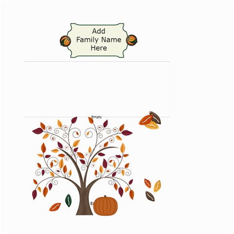 Autumn Tree Garden Flag By Bitsoscrap Front