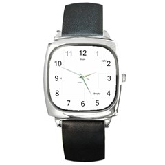merry christmas - Square Metal Watch merry christmas - Square Metal Watch