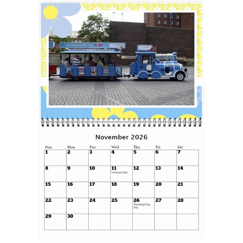 Happy Days (any Year) Mini Wall Calendar By Deborah Nov 2026