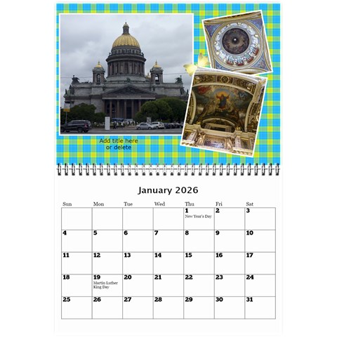 Sunny Days Mini Wall Calendar By Deborah Jan 2026