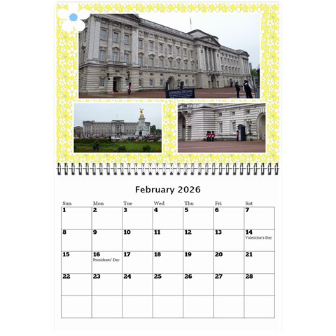 Sunny Days Mini Wall Calendar By Deborah Feb 2026