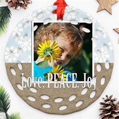 xmas - Ornament (Round Filigree)