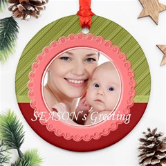 xmas - Round Ornament (Two Sides) xmas - Round Ornament (Two Sides)
