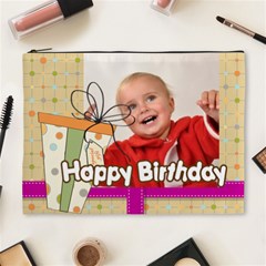 happy birthday - Cosmetic Bag (XL)