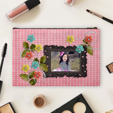 Cosmetic Bag (l) : Days Of Summer 2 By Jennyl Back