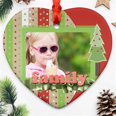 xmas - Heart Ornament (Two Sides) xmas - Heart Ornament (Two Sides)