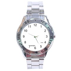 hi - Stainless Steel Analogue Watch hi - Stainless Steel Analogue Watch