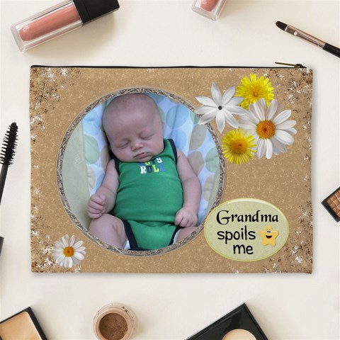 Grandchildren Xl Cosmetic Bag By Lil Back