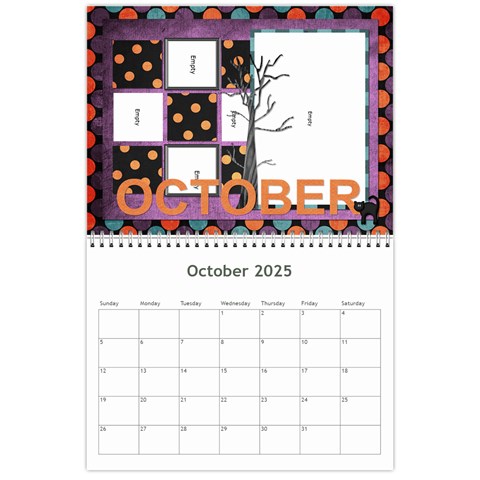 2025 Calendar By Martha Meier Oct 2025