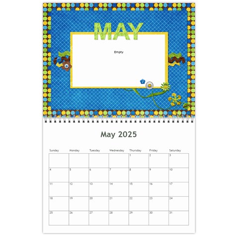 2025 Calendar By Martha Meier May 2025