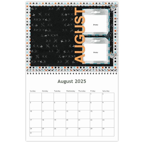 2025 Calendar By Martha Meier Aug 2025