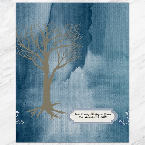 Melissa Guest Book Canvas Est 2012 By Lori Enyart 15.75 x19.29  Canvas - 1