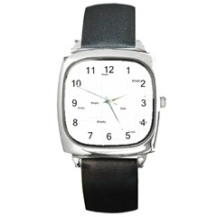 halloween - Square Metal Watch halloween - Square Metal Watch