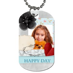 happy time - Dog Tag (Two Sides) happy time - Dog Tag (Two Sides)