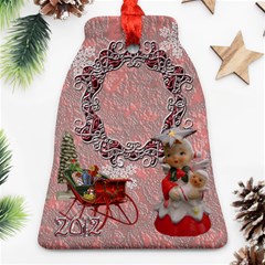 Vintage Christmas Sleigh Bell Ornament