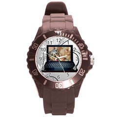 Gray Plastic Sport Watch Large Laptop Frame