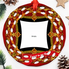 David_ Christmas Ornament_2012 - Ornament (Round Filigree)