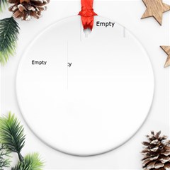 Little Jesus Double Sided Ornament - Round Ornament (Two Sides) Little Jesus Double Sided Ornament - Round Ornament (Two Sides)