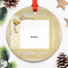 Je Taime Daddy single sided ornament - Ornament (Round) Je Taime Daddy single sided ornament - Ornament (Round)