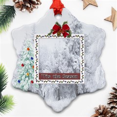 Tis The Season Ornament - Ornament (Snowflake)
