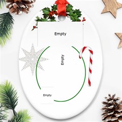 Joy Oval Ornament - Ornament (Oval)