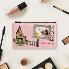 love cometic bag2 - Cosmetic Bag (Small)