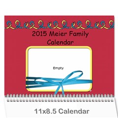 2015 Family Calendar 3 - Wall Calendar 11  x 8.5  (12-Months)