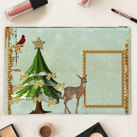 All Is Calm Xxl Cosmetics Bag By Catvinnat Back