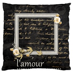 L amour Large Cushion Case single sided (5 styles) - Large Cushion Case (One Side) L amour Large Cushion Case single sided (5 styles) - Large Cushion Case (One Side)